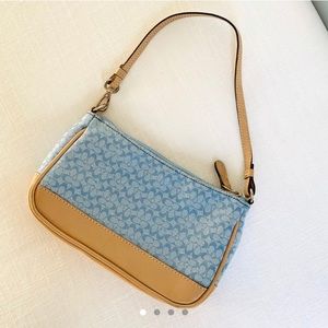 genuine vintage coach mini bag / wristlet